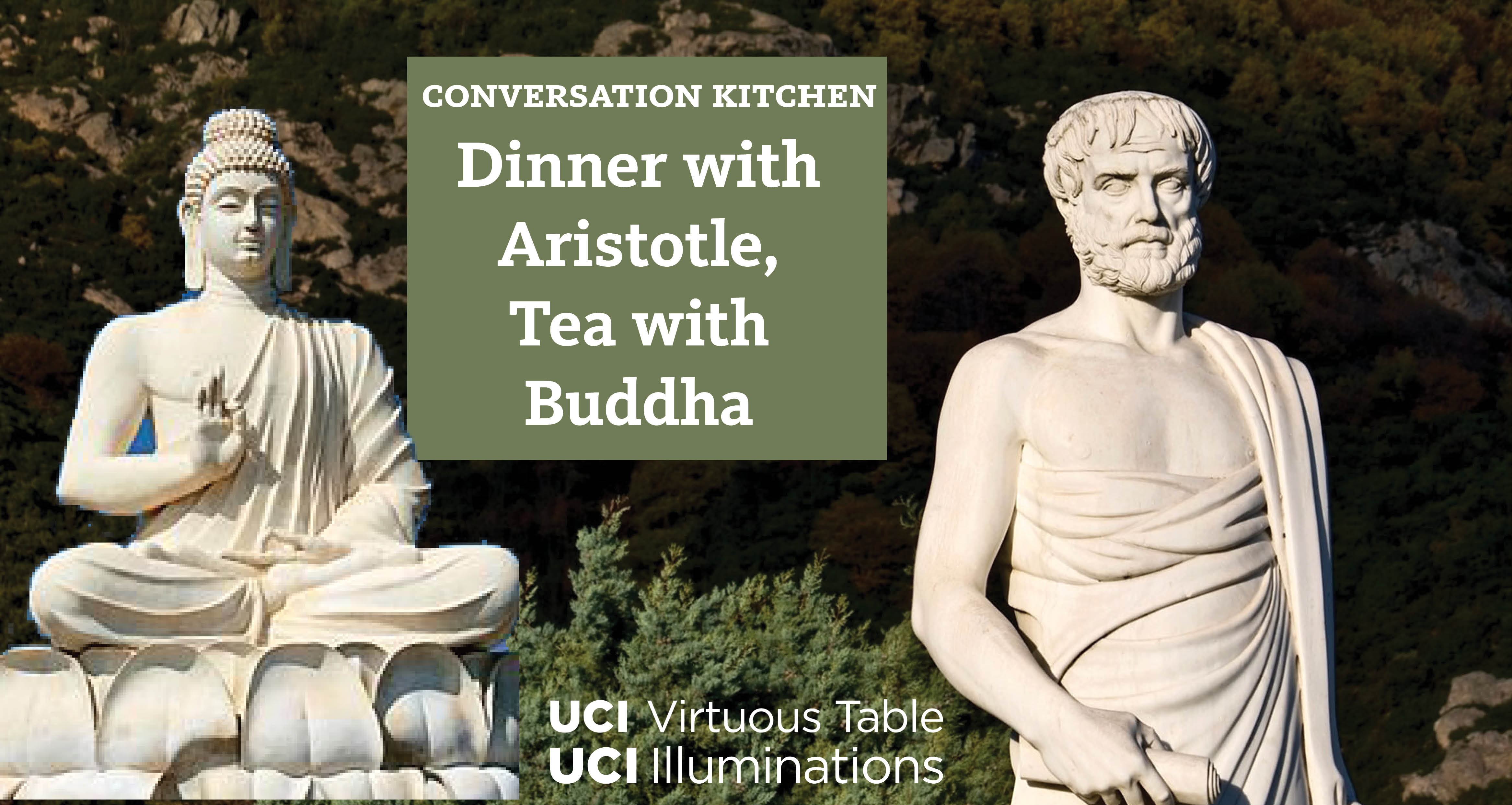 dinner with aristotle, tea with buddha