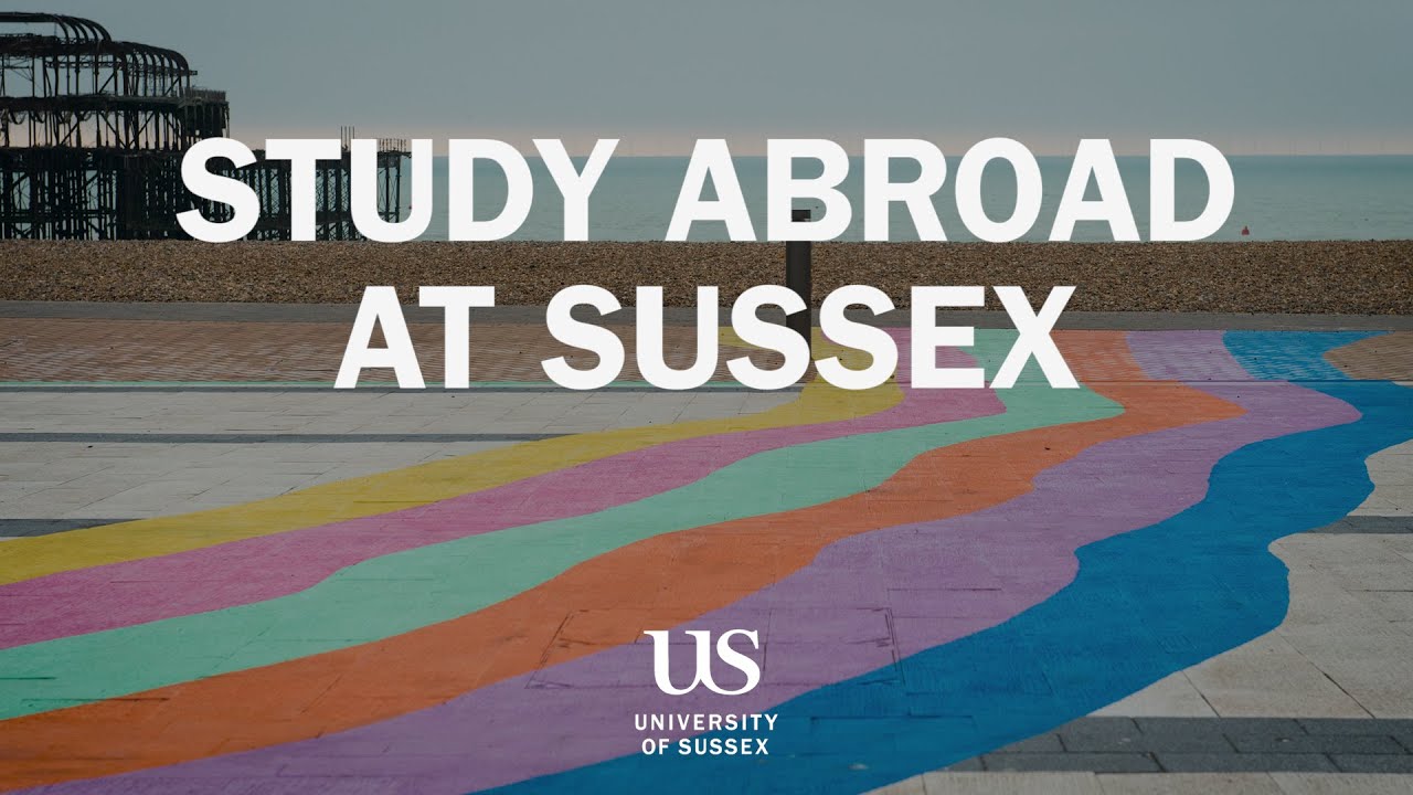 Image that says Study Abroad at Sussex